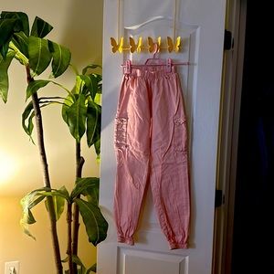 Pink joggers